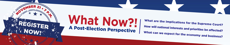 What Now? A Post-Election Perspective